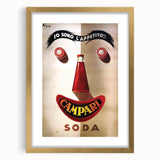 Vintage Campari Soda Poster - Classic Italian Advertising Art