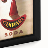 Vintage Campari Soda Poster - Classic Italian Advertising Art