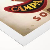 Vintage Campari Soda Poster - Classic Italian Advertising Art