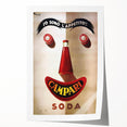 Vintage Campari Soda Poster - Classic Italian Advertising Art