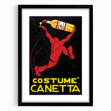 Vintage Costumé Canetta Poster - Classic Italian Advertising Art
