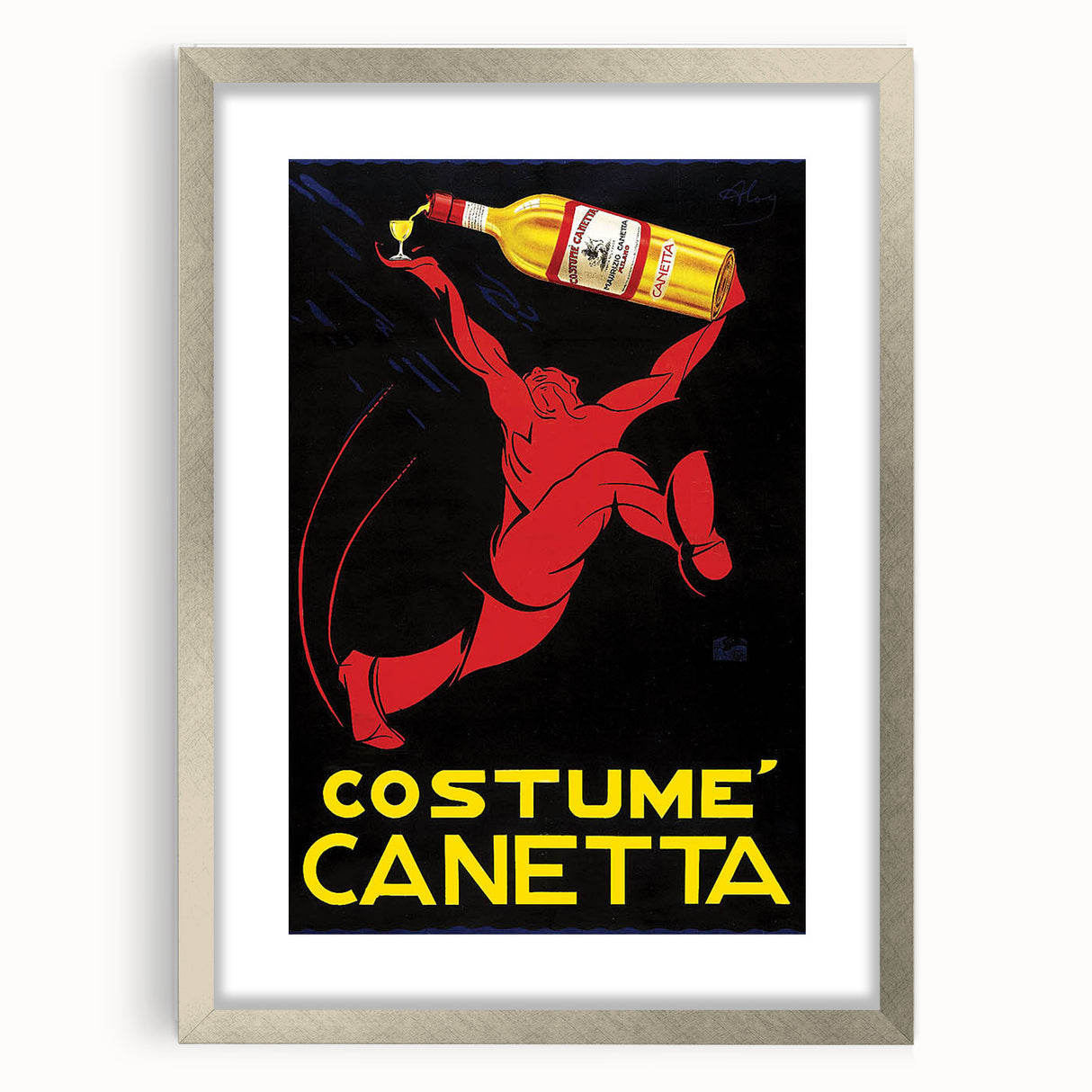 Vintage Costumé Canetta Poster - Classic Italian Advertising Art