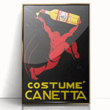 Vintage Costumé Canetta Poster - Classic Italian Advertising Art
