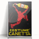 Vintage Costumé Canetta Poster - Classic Italian Advertising Art
