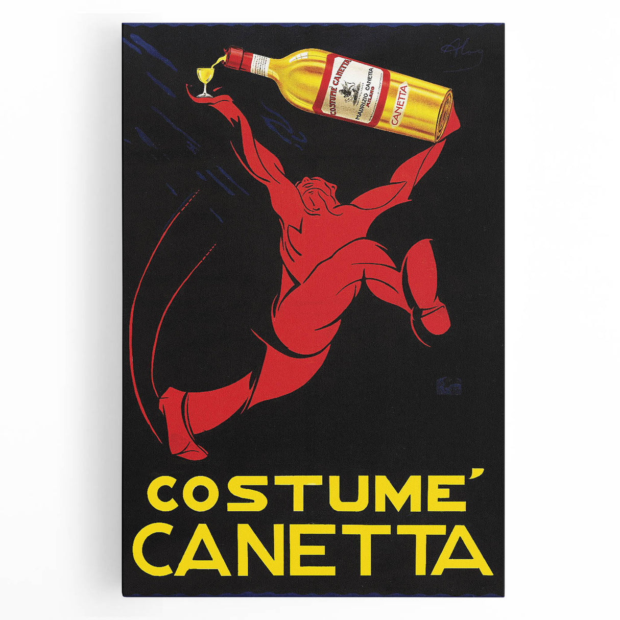 Vintage Costumé Canetta Poster - Classic Italian Advertising Art