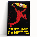 Vintage Costumé Canetta Poster - Classic Italian Advertising Art