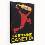 Vintage Costumé Canetta Poster - Classic Italian Advertising Art