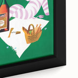 Vintage Cinzano Advertising Poster - Retro Zebra Wall Art