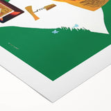 Vintage Cinzano Advertising Poster - Retro Zebra Wall Art