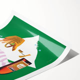 Vintage Cinzano Advertising Poster - Retro Zebra Wall Art