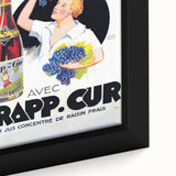 Vintage Grapp'Cur Advertising Poster - Retro Wine Wall Art