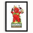 Vintage Guignorex Advertising Poster - Retro Cherry Wall Art