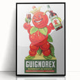 Vintage Guignorex Advertising Poster - Retro Cherry Wall Art