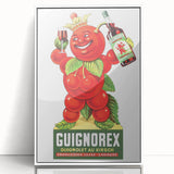 Vintage Guignorex Advertising Poster - Retro Cherry Wall Art