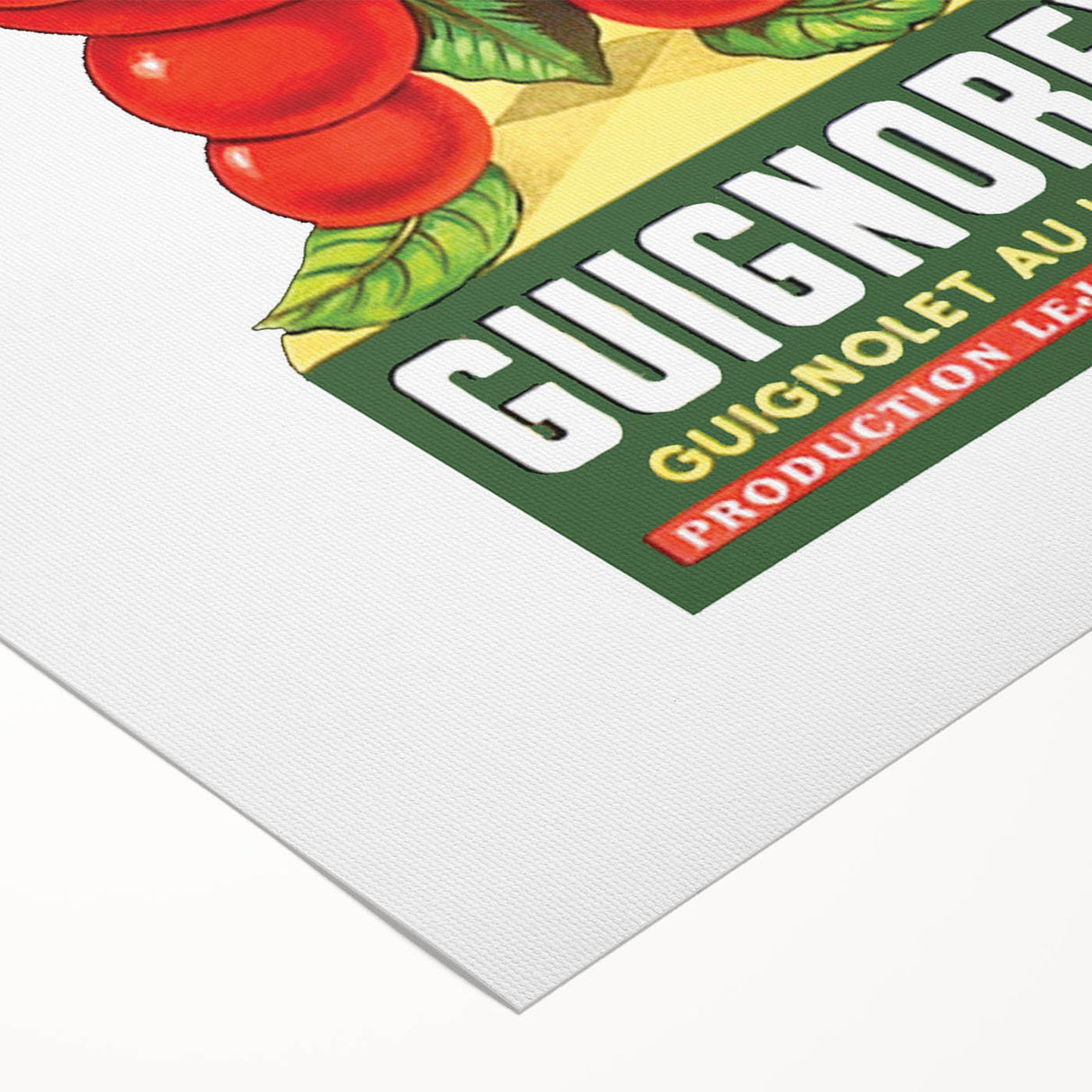 Vintage Guignorex Advertising Poster - Retro Cherry Wall Art