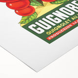 Vintage Guignorex Advertising Poster - Retro Cherry Wall Art