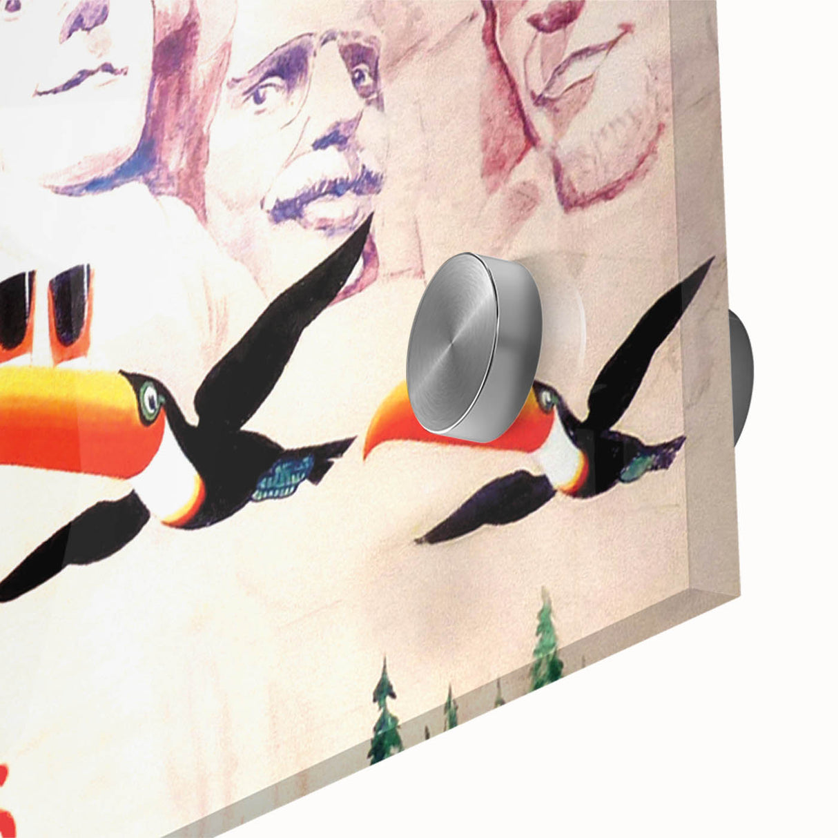 Vintage Guinness Draught Advertising Poster - Retro Toucan Wall Art