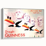 Vintage Guinness Draught Advertising Poster - Retro Toucan Wall Art