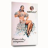 Vintage Hatuey Advertising Poster - Retro Cuban Wall Art