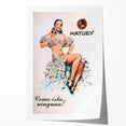 Vintage Hatuey Advertising Poster - Retro Cuban Wall Art