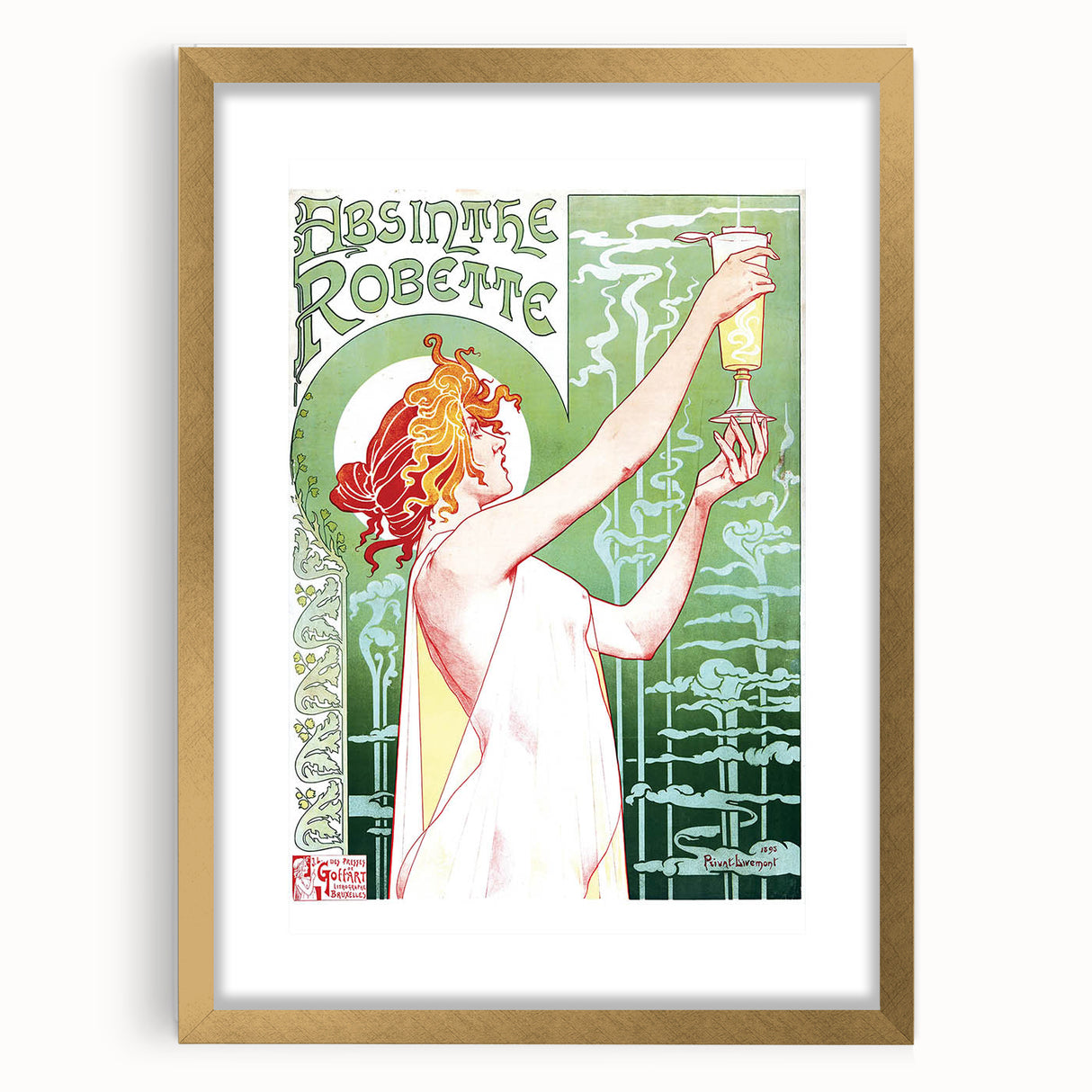 Vintage Absinthe Robette Poster: Retro Wall Art, Classic Advertising Print