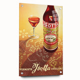 Vintage Jsotta Vermouth Advertising Poster - Retro Italian Wall Art