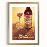 Vintage Jsotta Vermouth Advertising Poster - Retro Italian Wall Art