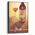 Vintage Jsotta Vermouth Advertising Poster - Retro Italian Wall Art