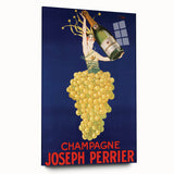 Vintage Joseph Perrier Champagne Advertising Poster - Retro Wall Art