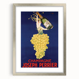 Vintage Joseph Perrier Champagne Advertising Poster - Retro Wall Art