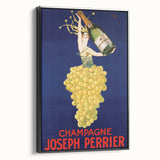 Vintage Joseph Perrier Champagne Advertising Poster - Retro Wall Art