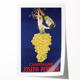 Vintage Joseph Perrier Champagne Advertising Poster - Retro Wall Art