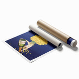 Vintage Joseph Perrier Champagne Advertising Poster - Retro Wall Art