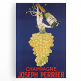 Vintage Joseph Perrier Champagne Advertising Poster - Retro Wall Art