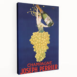 Vintage Joseph Perrier Champagne Advertising Poster - Retro Wall Art