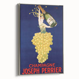 Vintage Joseph Perrier Champagne Advertising Poster - Retro Wall Art