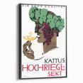 Vintage Kattus Hochriegl Sekt Advertising Poster - Retro Wall Art