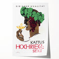 Vintage Kattus Hochriegl Sekt Advertising Poster - Retro Wall Art