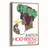 Vintage Kattus Hochriegl Sekt Advertising Poster - Retro Wall Art