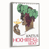 Vintage Kattus Hochriegl Sekt Advertising Poster - Retro Wall Art