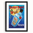 Vintage Basler-Dybli Kirsch Advertising Poster - Retro Wall Art