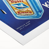 Vintage Basler-Dybli Kirsch Advertising Poster - Retro Wall Art