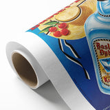 Vintage Basler-Dybli Kirsch Advertising Poster - Retro Wall Art