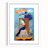 Vintage Bourbon L'Archambault Advertising Poster - Retro Wall Art