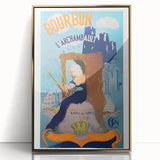 Vintage Bourbon L'Archambault Advertising Poster - Retro Wall Art