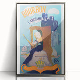 Vintage Bourbon L'Archambault Advertising Poster - Retro Wall Art