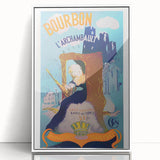 Vintage Bourbon L'Archambault Advertising Poster - Retro Wall Art