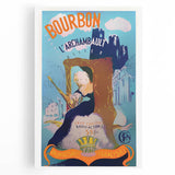 Vintage Bourbon L'Archambault Advertising Poster - Retro Wall Art