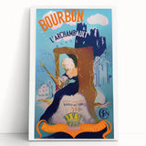 Vintage Bourbon L'Archambault Advertising Poster - Retro Wall Art
