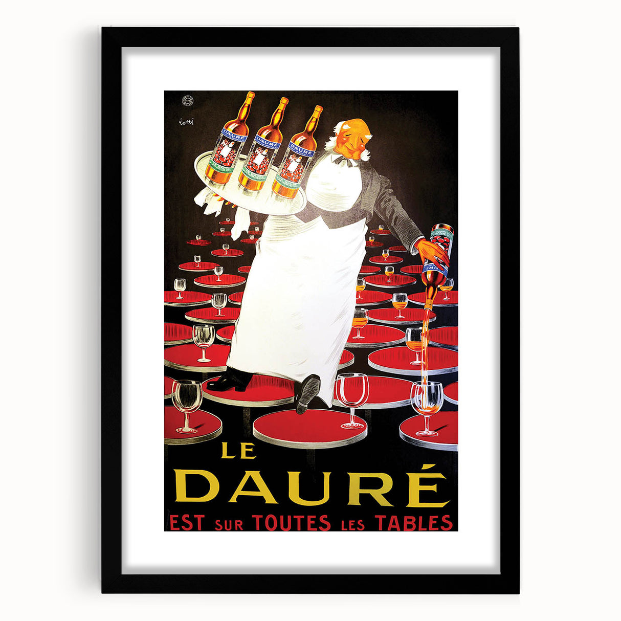 Vintage Le Daure Advertising Poster - Retro French Wall Art
